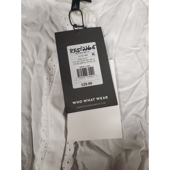 Women's Puff Long Sleeve Top Size S Small - Picture 3 of 5